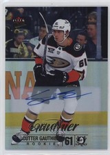 2024 Upper Deck Fleer Ultra Rookies Rainbow Foil Cutter Gauthier #235 Auto 2zq