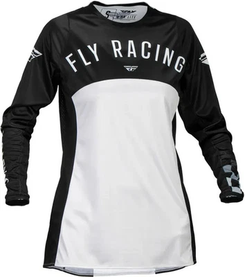 FLY RACING Lite Damen Jersey Hemd schwarz/Hellgrau Gr. M Motocross MX MTB - Bild 1 von 4
