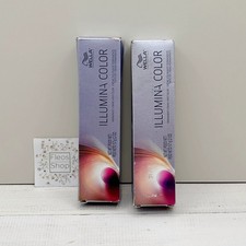 WELLA illumina Permanent Haircolor 7/81 Medium Blonde Pearl Ash - 2-PACK