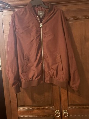 H&M mens Dark Red Jacket XL