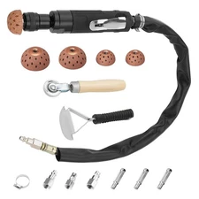 Air Tire Repair Polish Patch Tools, Include 2500rpm Low Speed Air Tire Buffer...