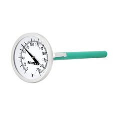 Large Dial Easy Read Pocket Thermometer, 2" Dial, 5" Stem, Waterproof 0