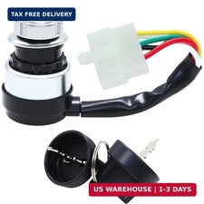 5 Wire 5 Pin Ignition Key Switch Replacement Fit for 50cc 70cc 90cc 110cc 125cc