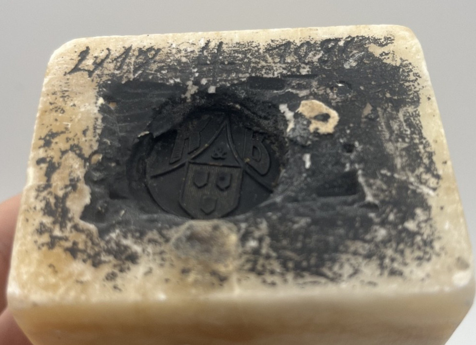 Vintage Marble Bust of Young Woman Sculpture -Stamped Base- Classical Art Statue