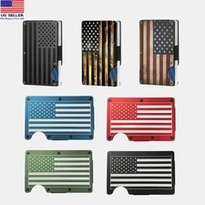 Minimalist Slim Wallet for Men, Credit Card Holder & Money Clip Wallet for Men