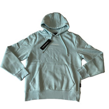 Sonneti Pullover Hoodie Mens Size XS Blue Stretch Kangaroo Pocket Drawstring