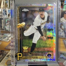 Paul Skenes 2025 Topps Chrome Logofractor - Rookie Cup 🏆 Pittsburgh Pirates
