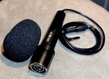 Vintage Minolta Microphone for Cameras Tape Decks w/Wind Screen Foam 3.5mm NEW