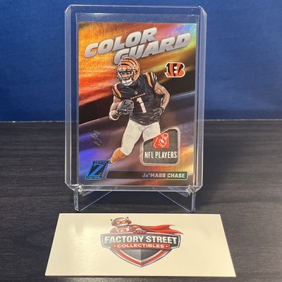 2024 Panini Zenith Ja’Marr Chase Color Guard NFL Players Shield 1/1 #CG15