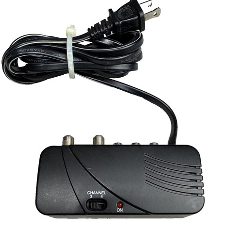 RF Modulator RCA to RF Coaxial Converter w Power and AV Cable