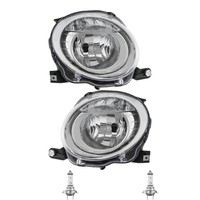 Scheinwerfer Abblendlicht Set H7 FüR Fiat 500 C 312_ 312 Inkl. Lampen