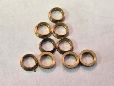 Ship Model Fittings Parts 10 brass 6mm x 2mm Airports Portholes  Scuppers 4mm ID