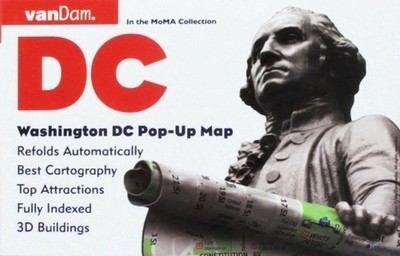 Wdc Pop-Up Map by Vandam by Stephan Van Dam Folded Book