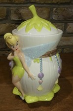 RARE LARGE DISNEY STORE TINKER BELL 11" COOKIE JAR NO DAMAGE
