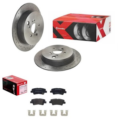 brembo SPORT BREMSSCHEIBEN + BELÄGE HINTEN passend für HYUNDAI TUCSON JM nur 4WD