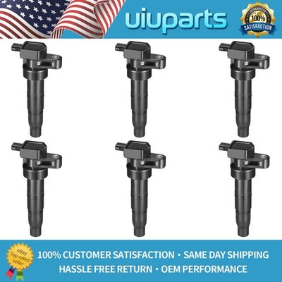 Pack of 6 Ignition Coil for Hyundai Kia Sedona Sorento 3.8L 3.5L 2006-2015 UF546