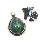 Southwest Signed Sterling Onyx Pietersite Necklace & Pendants Lot of 7 #S5593-4 — photo 7