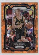 2023-24 Panini Prizm Orange Ice Prizm Joey Hauser #293 r1p