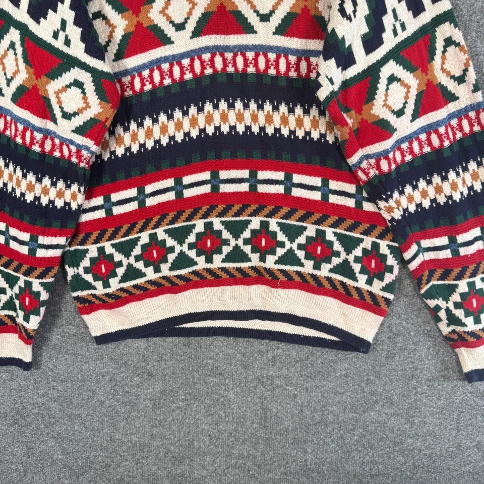 Suéter Polo Ralph Lauren Vintage Años 90 Para Hombre XL EE. UU. Hecho Navidad Invierno Foto 2 de 4