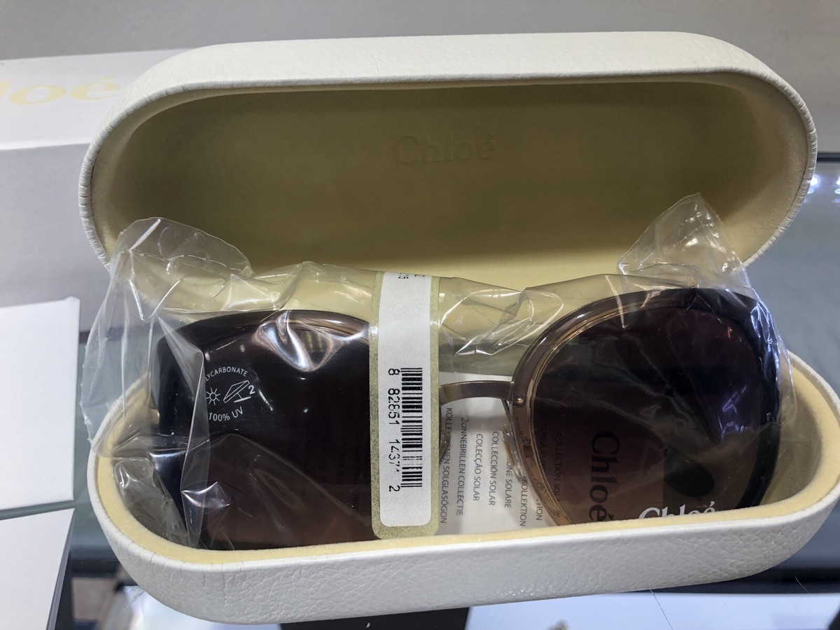 Chloe Sunglasses CL 2225 Authentic Chloe Sunglasses CL 2225 Brown CO2 FRANCE MADE NEW  main image 2