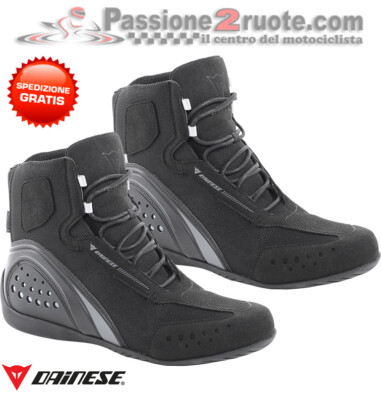 Dainese Motorshoe WP Motorcycle Shoes Black Gray 40 Anthracite
