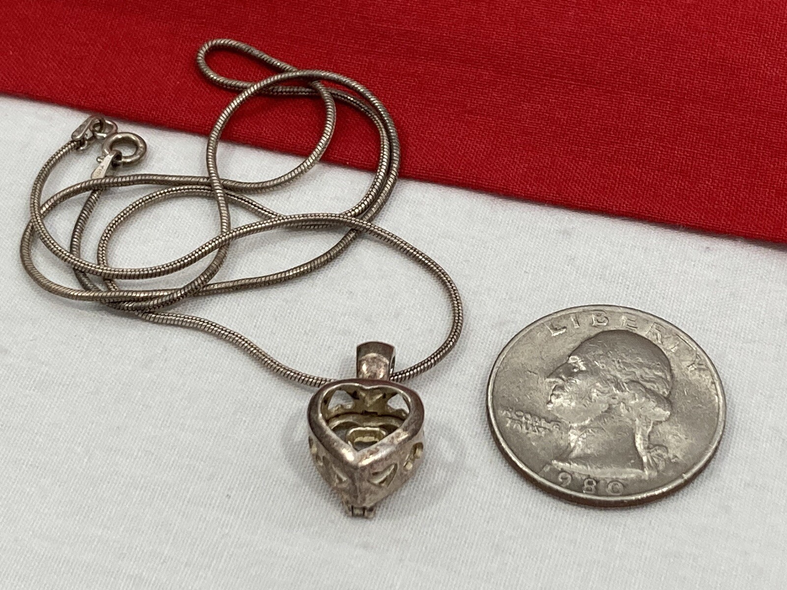 Vintage 925 India Solid Sterling Silver Snake 16”… - image 16