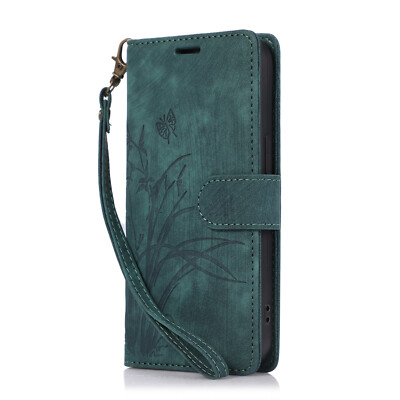 Für Redmi Note 13 Pro Plus 12 11 Prägung Leder Flip Brieftasche Fall Handyhülle