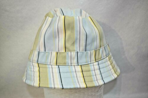 Goorin Bros Womens Beige Pinstripe Bucket Hat Rhinestone Accent Medium Queen Bee Bucket Hat - FINAL SALE – Village Hat Shop main image 4