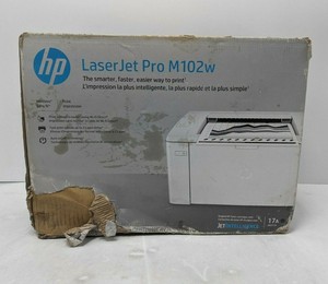 HP LaserJet Pro M102w Wireless Laser Printer White G3Q35A -CM0729  889894212474 | eBay
