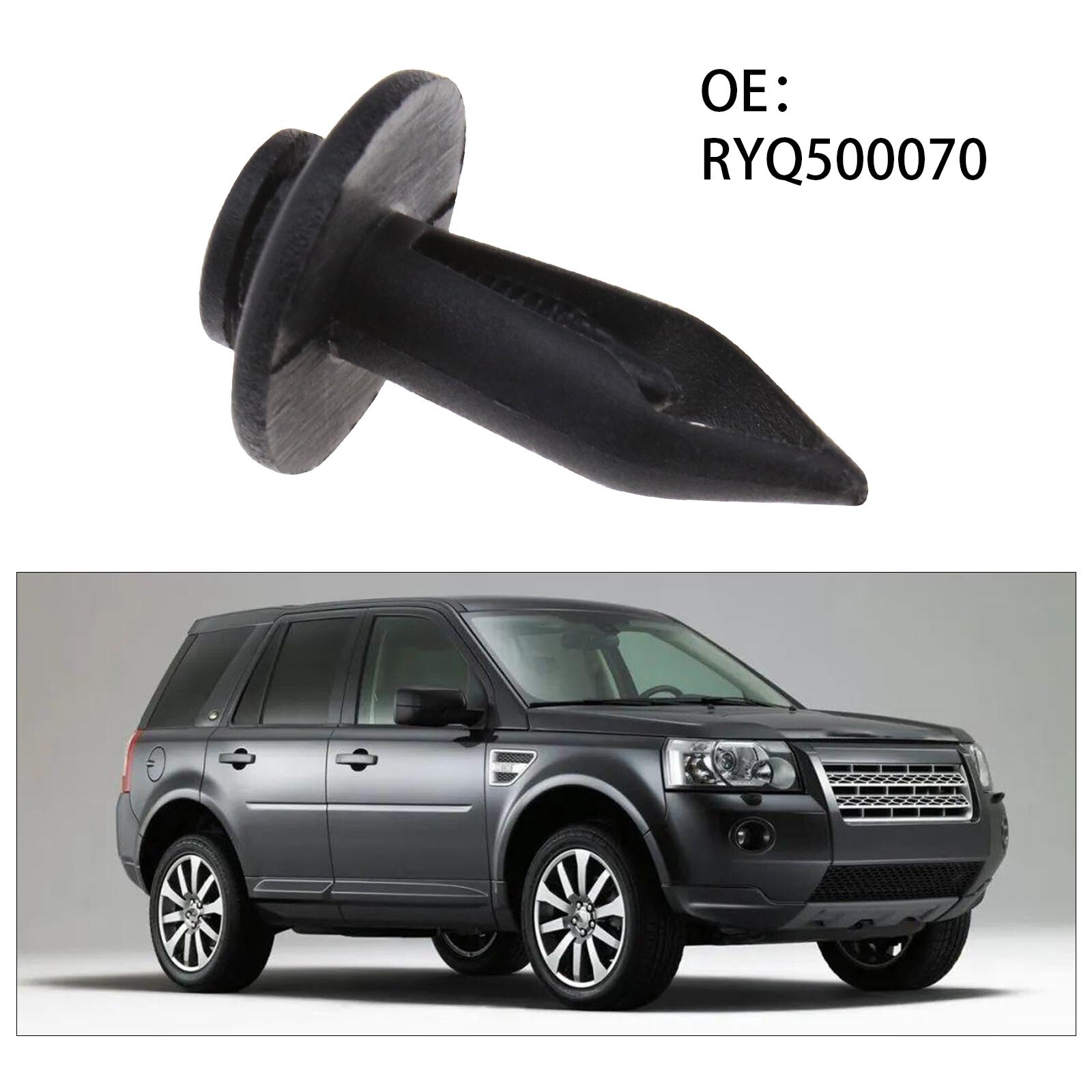 50x Car Trim Rivet Clips Fasteners Retainers for Land Rover Fits 6.5mm