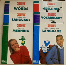 ETA Versa Tiles Reading Language Arts Level 6 LOT OF 6 Books Home School