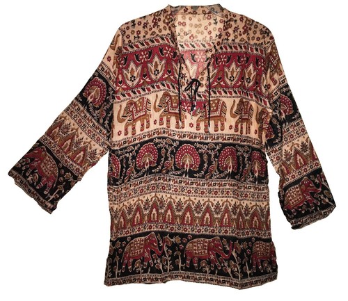 Wholesale Lot 5 Pc Indian Ethnic Cotton Tunic Top For Women Blouse Hippie Boho - Picture 8 of 15