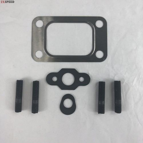 Turbo T3 T3/T4 4 Bolt Oil Feed Drain Return Gaskets Sainless Steel