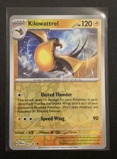 Kilowattrel (Reverse Foil) - 022/091 - Uncommon - Paldean Fates - Pokemon