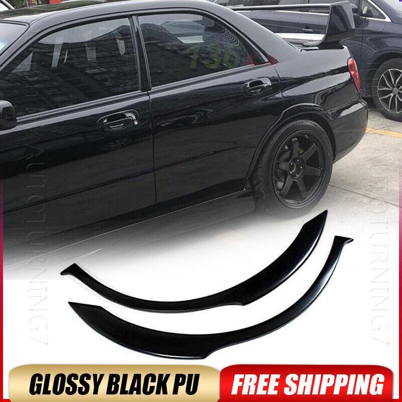 Subaru Impreza WRX STI 2002-2009 Glossy PU Rear Fender Flares
