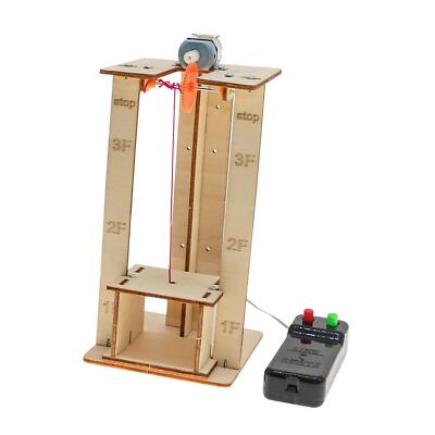 Montage 3D-Puzzle Langlebige Technologie Spielzeug Glatt Zum Selbermachen Elektrischer Aufzug Aufzug