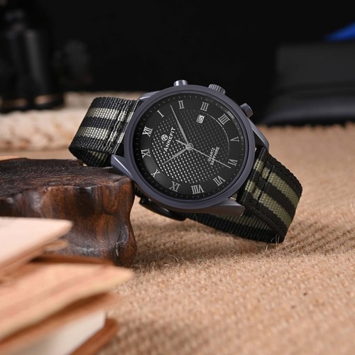 ANNEFIT Weave Nylon Watchband 18mm 19mm 20mm 22mm 24mm,Quick Release Watch Strap - Picture 156 of 229