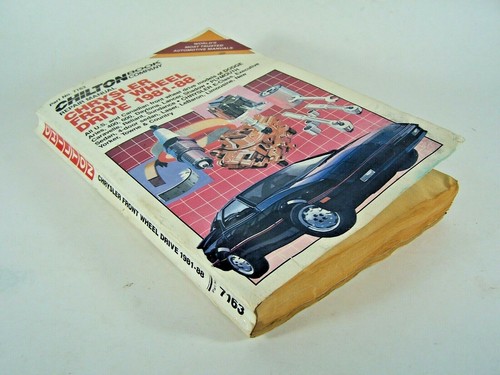 Chilton Auto Repair Manual 7163 Chrysler Front Wheel Drive 1981 - 1988 - Picture 3 of 8