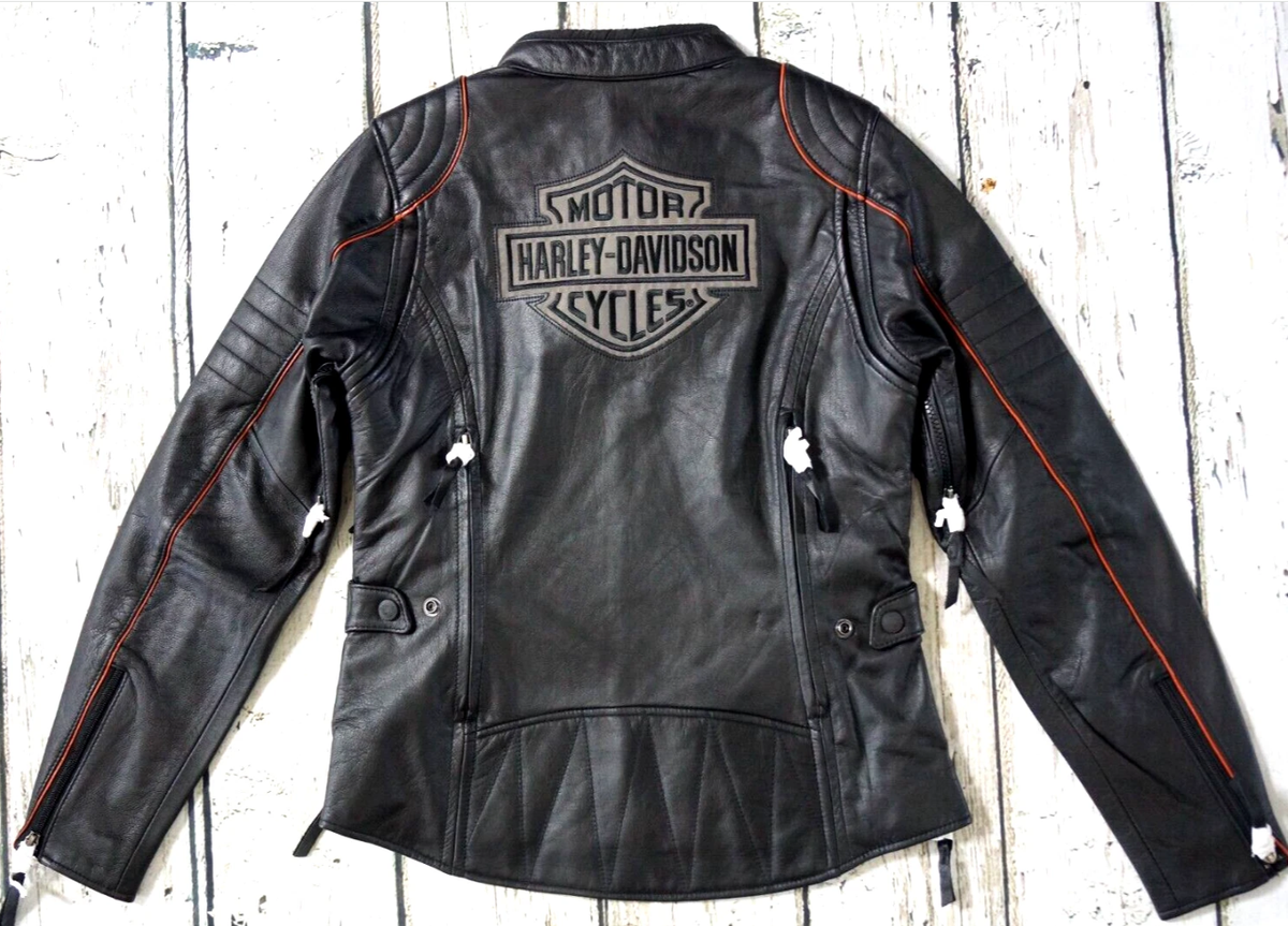 Harley Davidson Womens ECLIPSE Waterproof Reflective Leather