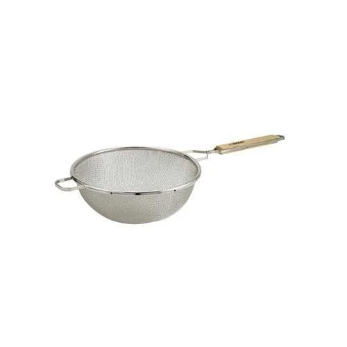 Winco Strainer, 10.5-Inch Diameter, Medium Double Mesh