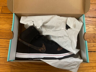 Nike SB Dunk High Distressed Leather Size 11.5 DS 100% Authentic Skateboarding