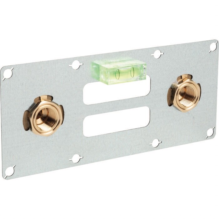 Raccordement robinetterie murale avec kit Solufix double PER 16 entraxe 150