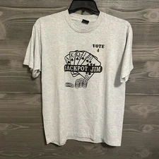 Vintage  Shirt Screen Stars Best XL whiskey Flay Mayor 1992 Kernville Ca