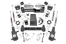 Rough Country 6" Lift Kit with N3 Shocks for 01-10 Sierra Silverado 2500HD 4WD