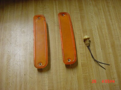 1973-1980 Chevy Truck Fender Side Turn Signal Light Lens Housing Parking C10 K10