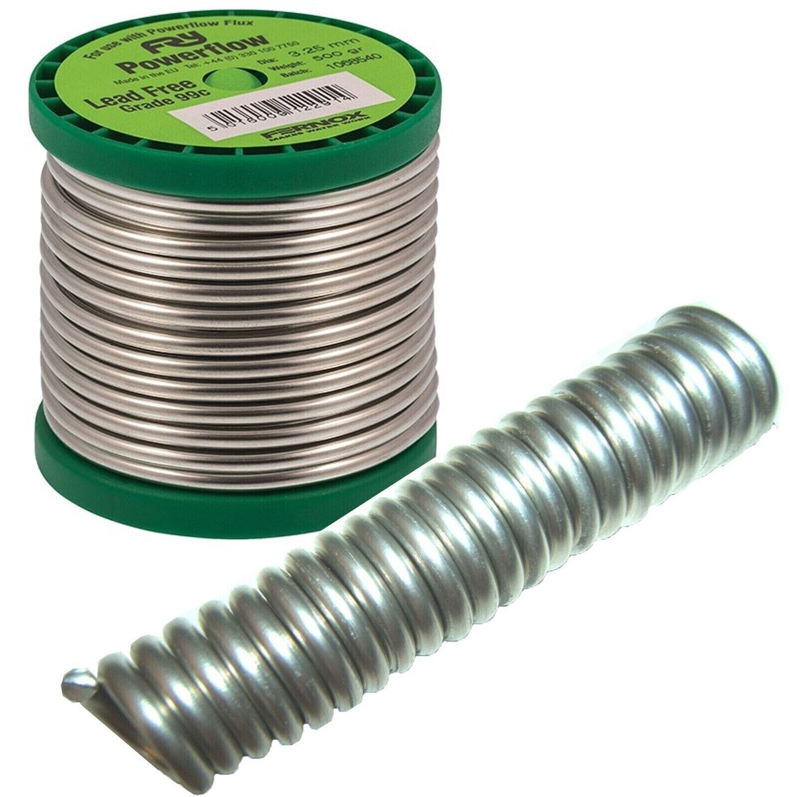 LEAD FREE SOLDER PLUMBER TIN COPPER PIPE PLUMBING FERNOX 99C 3.25mm 1