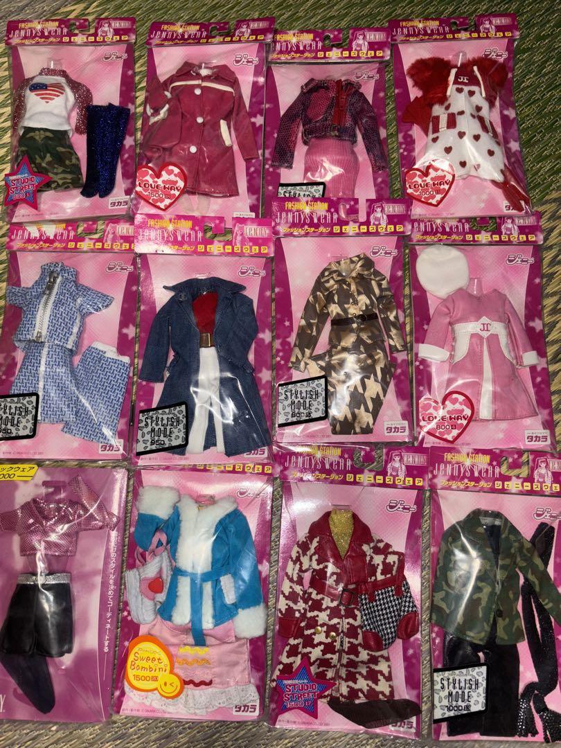 VTG TAKARA Jenny Doll Jenny's clothes lot 12 set (Unused VTG TAKARA Jenny Doll Jenny's clothes lot 12 set (Unused
