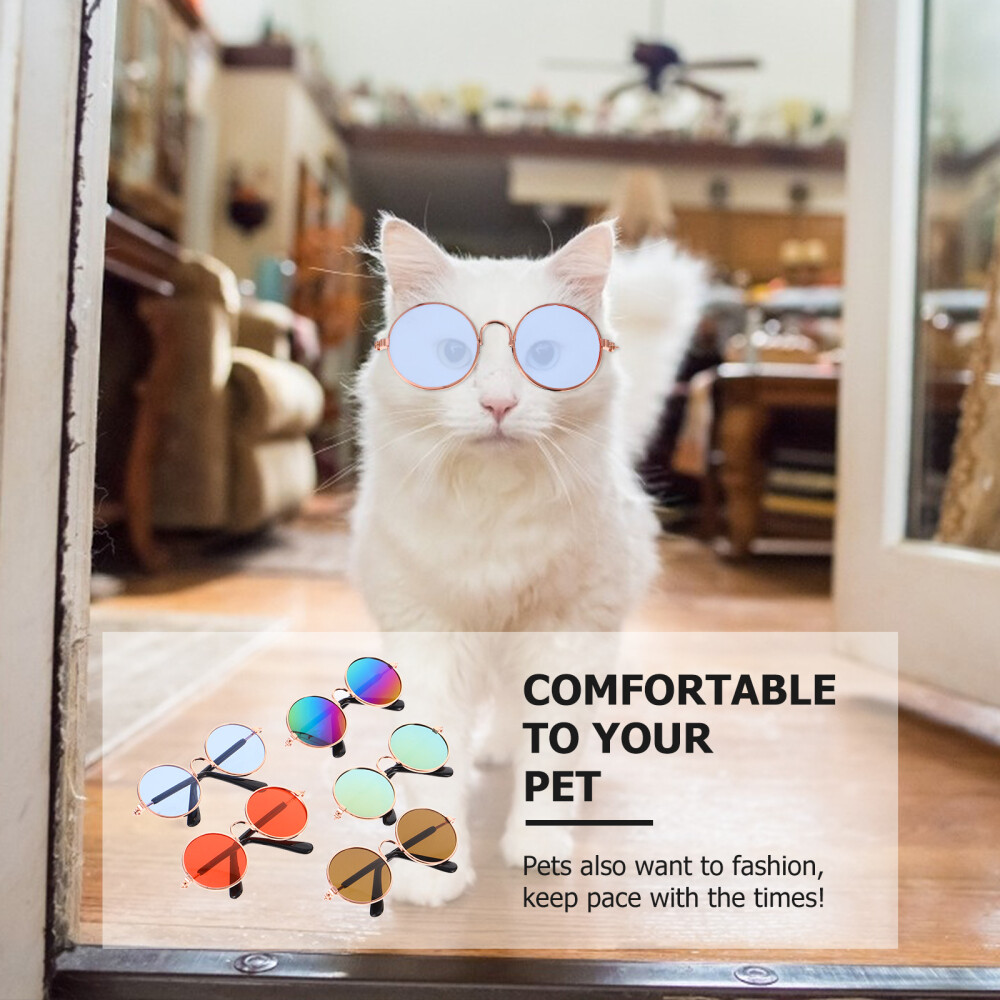 5pcs Sunglasses Cats Sunglasses Cat Wear Sunglasses Cat Photo Props eBay