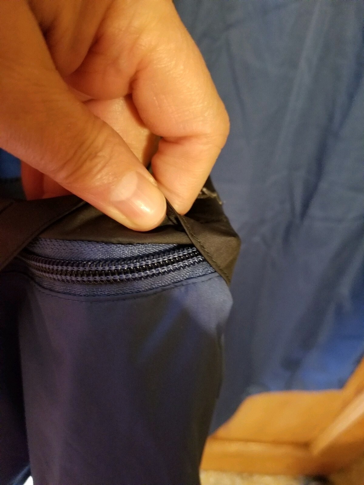 Stormtech Zip Front Rain Jacket Small Petite  Blu… - image 5