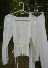 Vintage Women  s Two Piece Dressy/Holiday Top and Pants Bell Bottoms Outfit